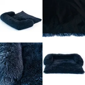 PuppyJoy Rozkladací pelech veľ. S 76x76 cm granátovo modrý