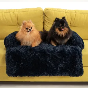 PuppyJoy Rozkladací pelech veľ. S 76x76 cm granátovo modrý