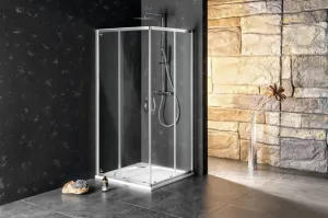 GELCO - SIGMA SIMPLY sprchové dvere posuvné pre rohový vstup 800 číre sklo GS2180