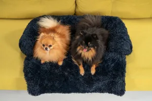 PuppyJoy Rozkladací pelech veľ. S 76x76 cm granátovo modrý