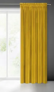 ArtFir Záves SAMANTA P | horčicová 140 x 270 cm