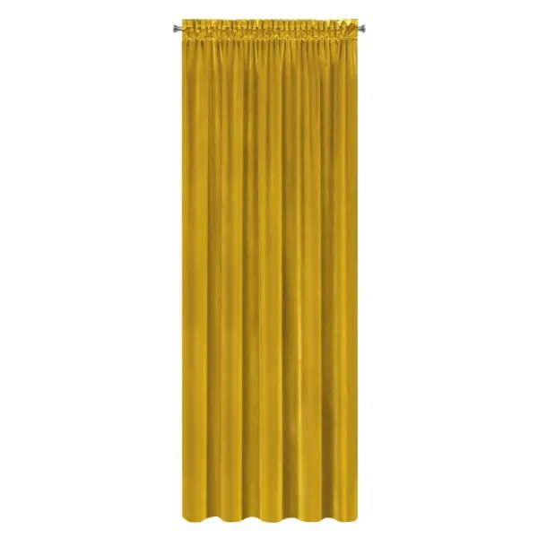 ArtFir Záves SAMANTA P | horčicová 140 x 270 cm