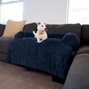 PuppyJoy Rozkladací pelech veľ. L 110x95 cm tmavomodrý