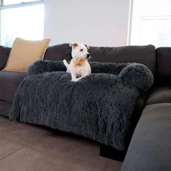 PuppyJoy Rozkladací pelech veľ. L 110x95 cm tmavosivý