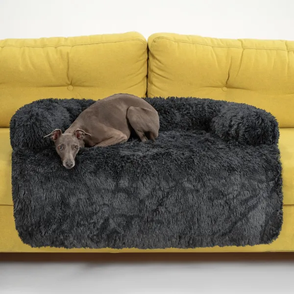 PuppyJoy Rozkladací pelech veľ. M 90x80 cm tmavosivý