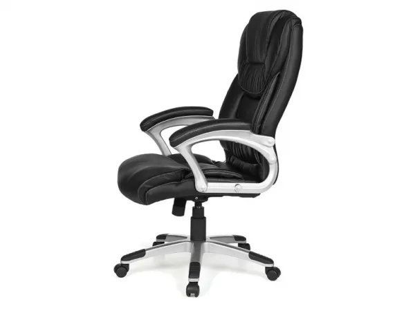 Amstyle Kancelárska stolička Madrid (čierna)