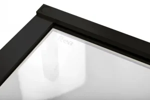 REA - Sprchovací kút Hugo Double 100x100 čierna REA-K6602