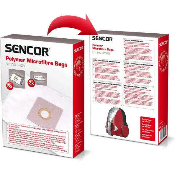 Originálne vrecká do vysávačov Sencor SVC 520 RD