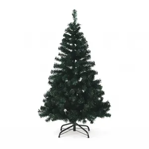 Vianočný stromček s kovovým stojanom, 120 cm, CHRISTMAS TYP 10