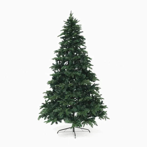 3D vianočný stromček, zelená, 220cm, CHRISTMAS TYP 3