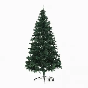 Vianočný stromček so svetielkami, zelená, 220 cm, LED450, CHRISTMAS TYP 5