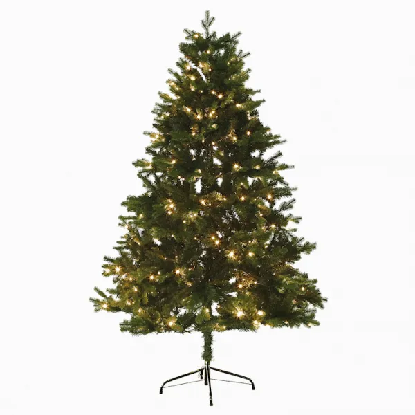 3D vianočný stromček so svetielkami, zelená, 180cm, LED300, CHRISTMAS TYP 6