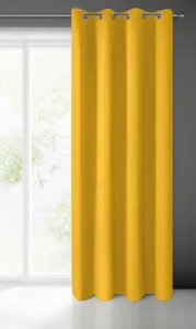 Hotový záves BLACKOUT žltý - na priechodkách