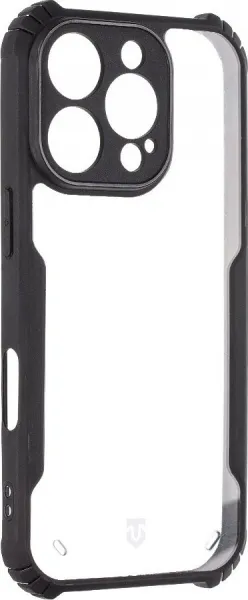 Tactical Quantum Stealth Kryt pro Apple iPhone 16 Pro Clear/Black