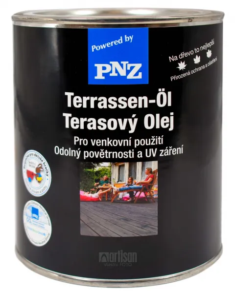 PNZ Terasový olej 0.75 l Čierny