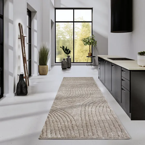 ELLE Decoration koberce Behúň Gallery 106084 Beige z kolekcie Elle - 80x240 cm