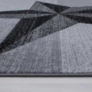 Koberec Plus hviezda sivý
