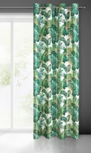DekorStyle Zatemňovací závěs DAVOS 140x250 bílý/zelený