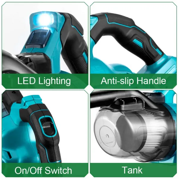 OneVan / Yofidra NewBeny 1000W akumulátorový elektrický ručný vysávač pre batériu MAKITA 18V
