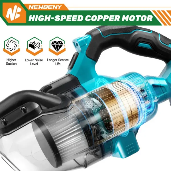 OneVan / Yofidra NewBeny 1000W akumulátorový elektrický ručný vysávač pre batériu MAKITA 18V