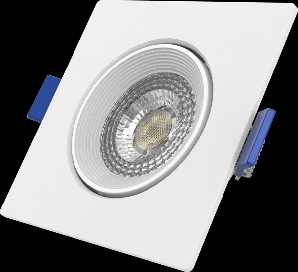 LED podhľadové svietidlo štvorec Wellmax 5W Samsung LED - Neutrálna biela