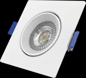 LED podhľadové svietidlo štvorec Wellmax 5W Samsung LED - Neutrálna biela