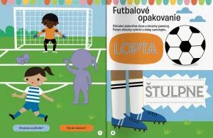 Velké samolepky pre malé ruky Futbal