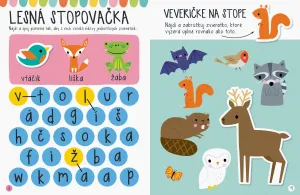 Veľké samolepky pre malé ruky Priatelia z lesa