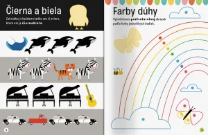 Velké samolepky pre malé ruky Farby a tvary