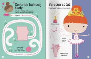 Velké samolepky pre malé ruky Balet