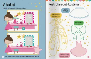 Velké samolepky pre malé ruky Balet