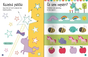 Velké samolepky pre malé ruky Jednorožce