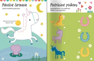 Velké samolepky pre malé ruky Jednorožce