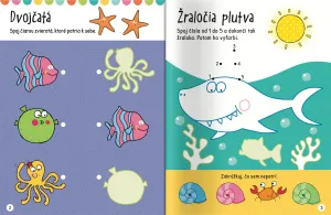 Velké samolepky pre malé ruky Žraloky