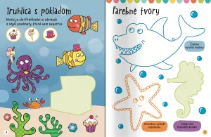 Velké samolepky pre malé ruky Žraloky
