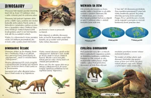 Atlas dinosaurov Kniha so samolepkami