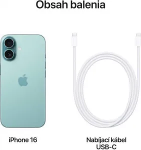 Apple iPhone 16 128GB Teal MYED3SXA