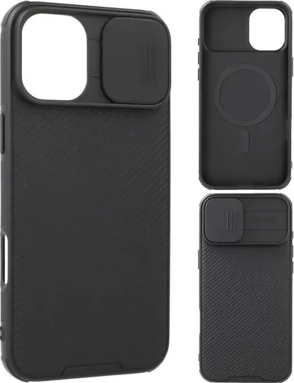 Nillkin CamShield PRO Kryt pre iPhone 16 Plus, Čierny