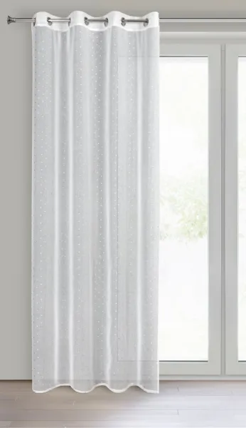 DekorStyle Závěs DOTI 140x250 cm bílý