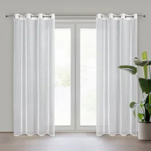 DekorStyle Závěs DOTI 140x250 cm bílý