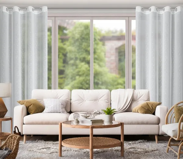 DekorStyle Závěs GINA 140x250 cm bílý