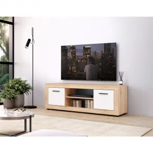 TV diel LUNA biela/sonoma