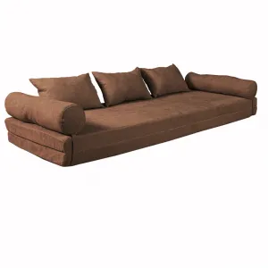 MarLiving Rozkladacia pohovka LE MAR 01 201 cm z masívu/hnedá