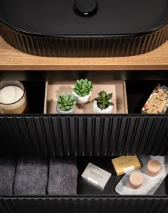 ArtCom Kúpeľňový komplet NOVA Black 120/2