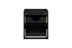 ArtCom Kúpeľňová skrinka s doskou NOVA Black D50/2 | 50 cm