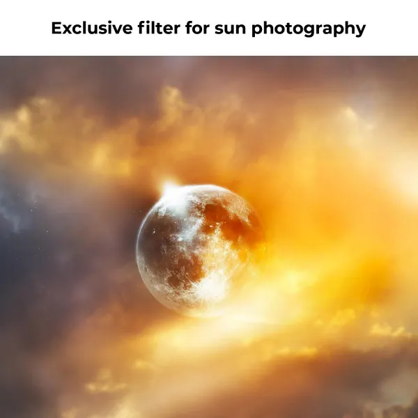 K&F Concept K&F 77mm Solar Filter ND100000,16.6-Stop Solid Neutral Density Filter Nano-X Series 32040