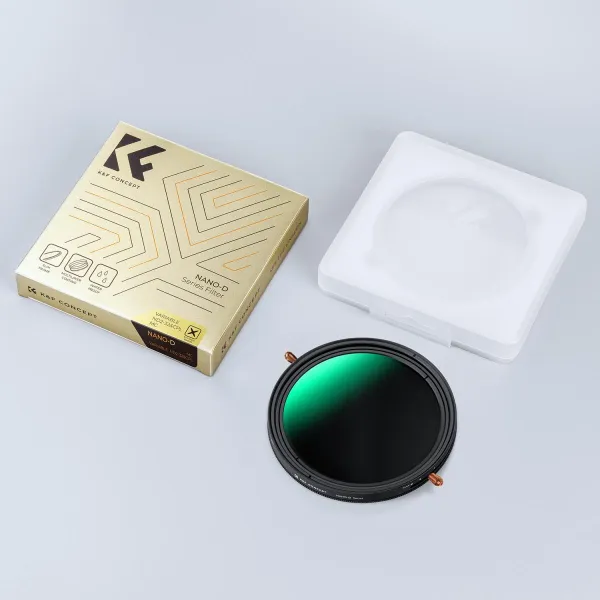 K&F Concept K&F 49MM, séria D, multifunkčný filter CPL+variabilný/fader ND 2~32, HD, vodotesný, odolný proti poškriabaniu 35551