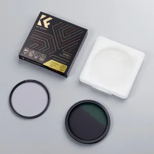 K&F Concept K&F 55MM, NANO-X-magnetický variabilný ND2-32 filter, HD, vodeodolný, proti poškriabaniu, zelený povlak, s mag. 35078