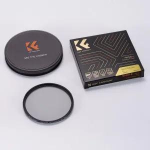 K&F Concept K&F 95MM Nano-X čierny hmlový filter 1/4, HD, vodeodolný, odolný proti poškriabaniu, zelený povlak 35434