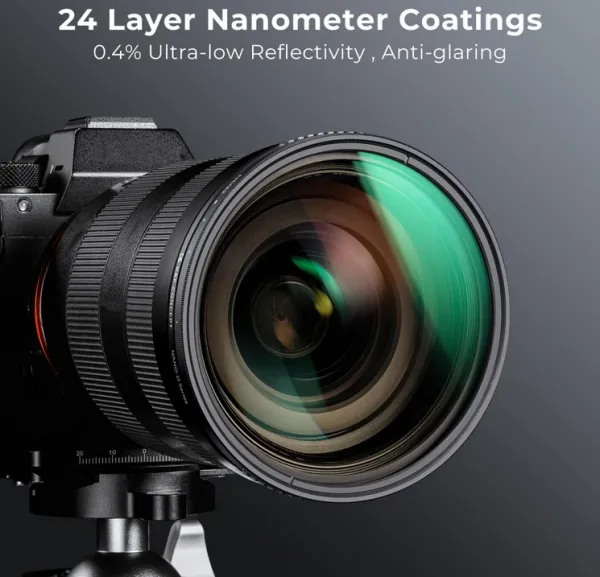 K&F Concept K&F 58MM D Series Variabilný/Fader ND filter, ND2~ND32, W/O Black Cross 35671